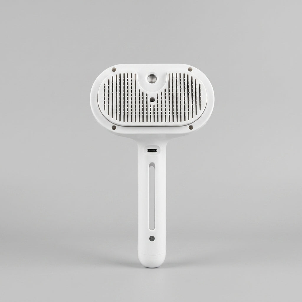 Cepillo Vapor Blanco - Vista Frontal